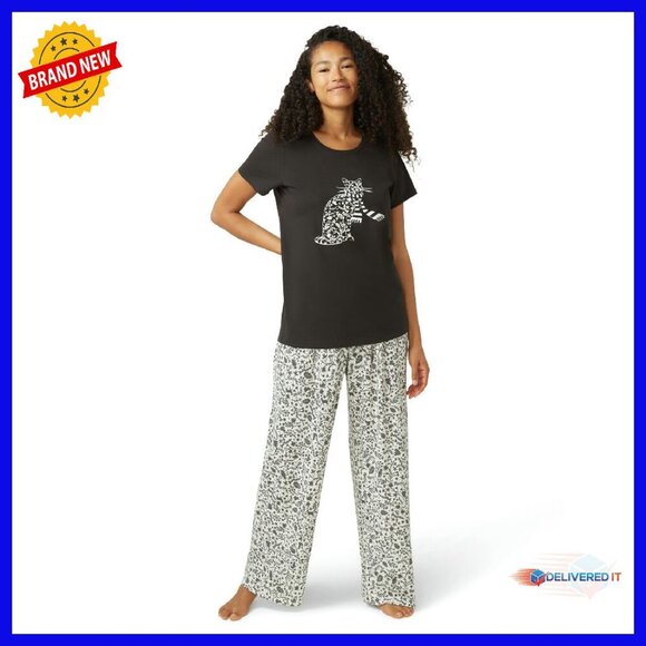 Super Soft Pajama Set with Embellished Top & Comfort Pants